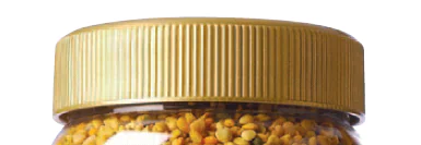 Capsules plastique pasteurisables TO63 - or - carton de 1300