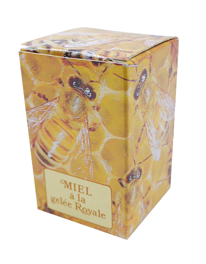 Boîte carton prestige pour gelée royale 125g
