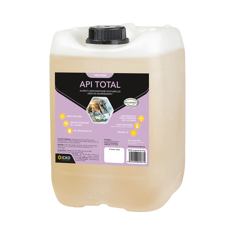 Sirop Api Total pour nourrissement des abeilles