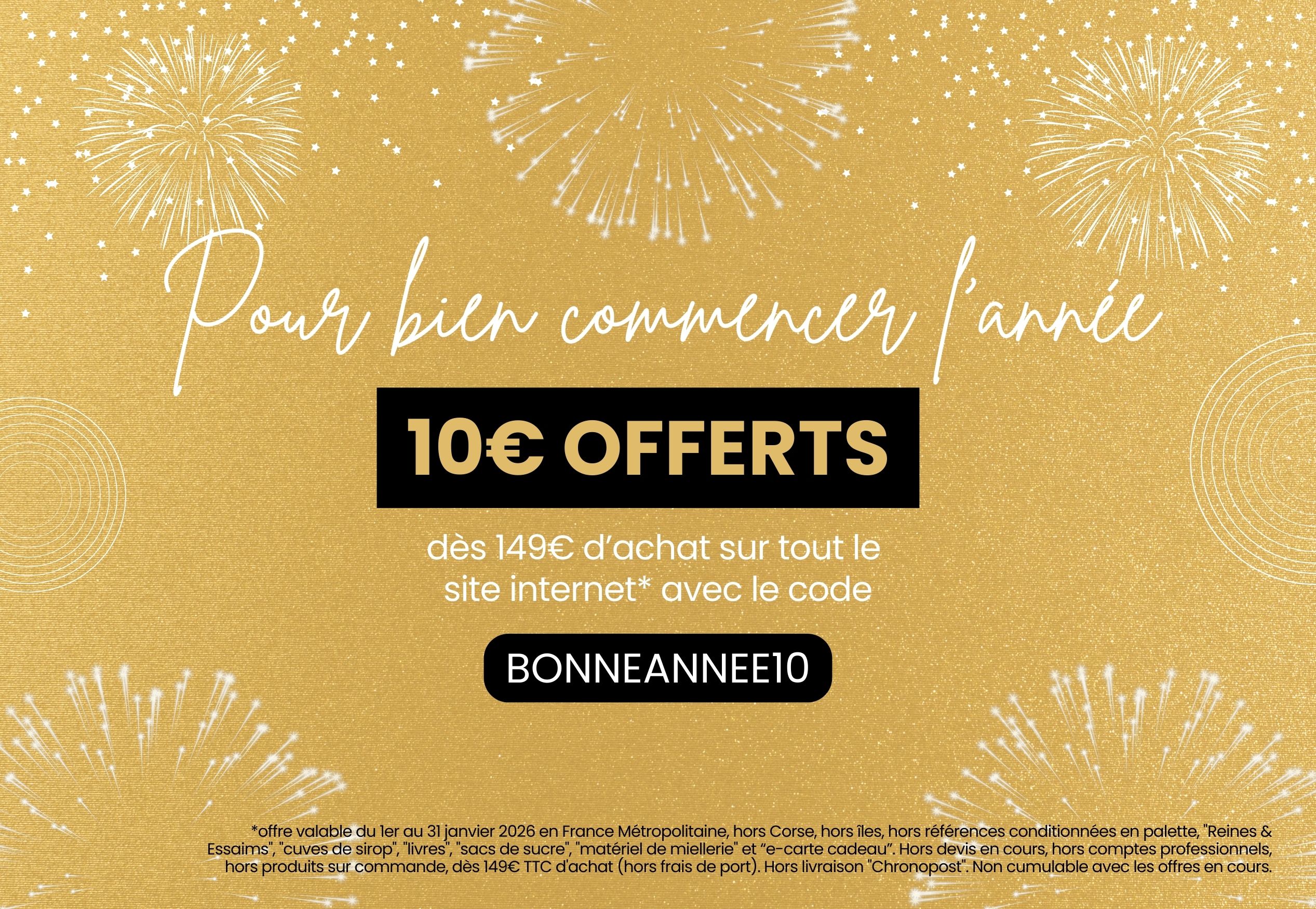 image de bonne ann&eacute;e + code promo