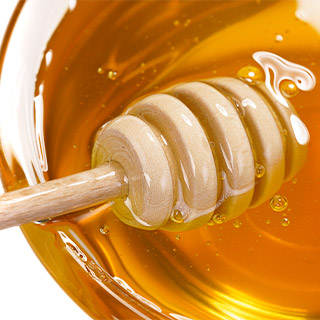 Cuillères en bois pour le miel