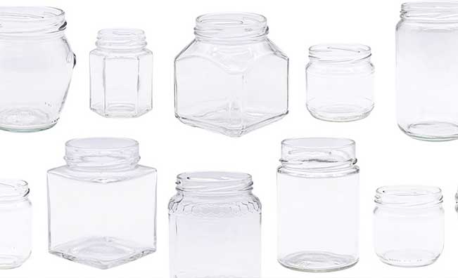 Pots en verre pour le miel