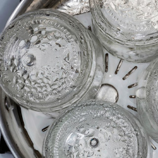 Stérilisation des pots en verre